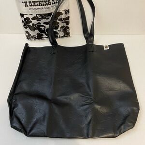Bape Tote Leather Bag